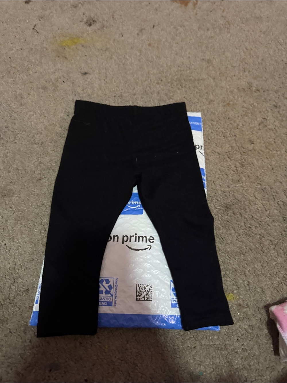 okie dokie Black Kids Stretch Leggings